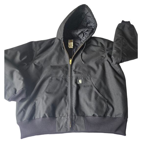 Carhartt Other - Carhartt Black Loose Fit Quilted Liner Full Zip Men's Coat XL